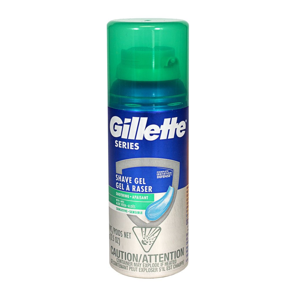 Gillette Series 3X Action Sensitive Shave Gel 2.5 oz. Aerosol Can