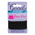 UNAVAILABLE - Goody Ouchless Black Elastic Ponytails - Card of 7
