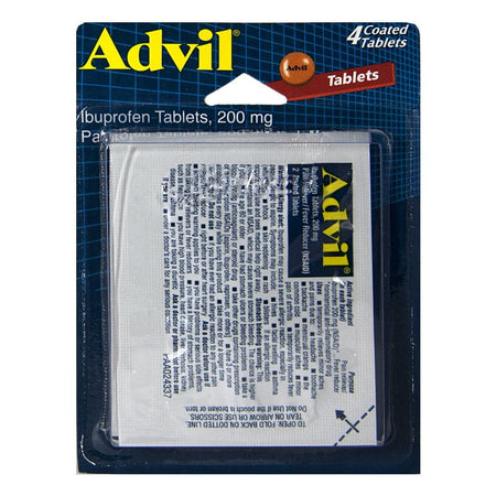 Advil Ibuprofen Carded - Card of 4 - All Travel Sizes