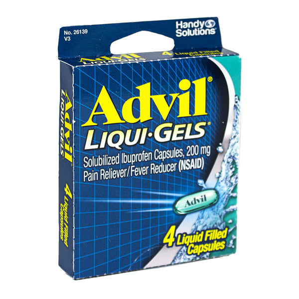 All Travel Sizes: Wholesale Travel Size Advil Ibuprofen - Box of 4: Advil