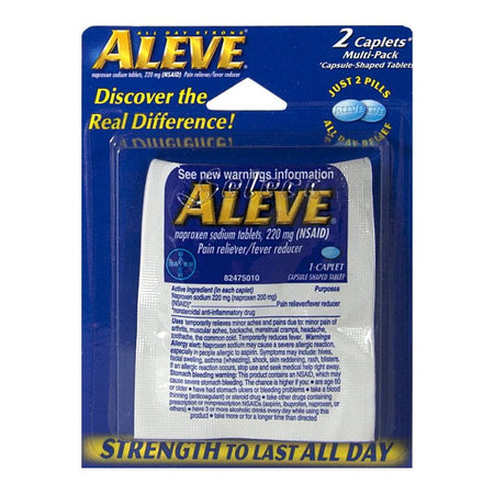Aleve Carded - Card of 2 - All Travel Sizes