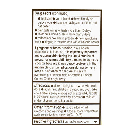 Bayer Aspirin Low Dose 81 mg, 32ct