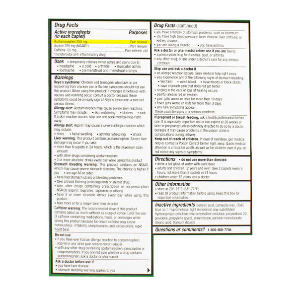 Excedrin Extra Strength - Pack of 2