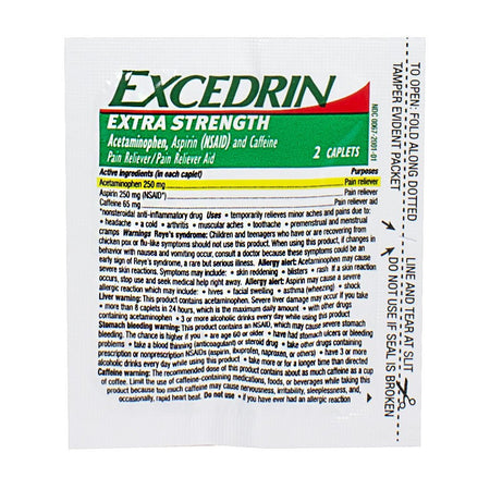 Excedrin Extra Strength - Pack of 2 - All Travel Sizes