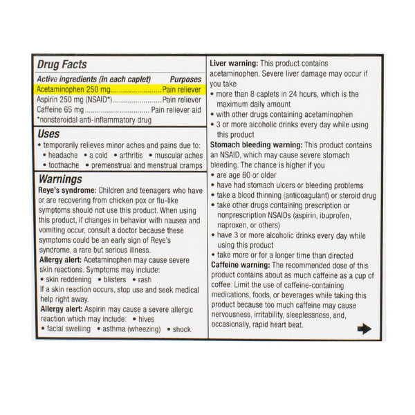 Excedrin Extra Strength Carded - Card of 4