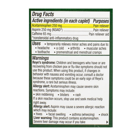 Excedrin Extra Strength - Box of 24 - All Travel Sizes