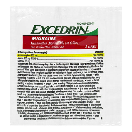 Excedrin Migraine - Pack of 2 - All Travel Sizes