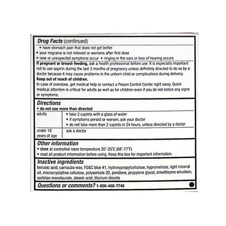Excedrin Migraine - Pack of 2 - All Travel Sizes