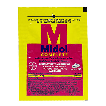 Midal Complete Wholesale Travel Size Midol Menstrual Complete - Pack of 2 – All Travel ...