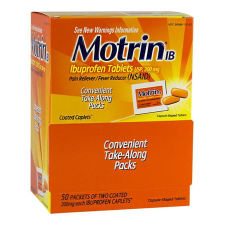 Motrin Ibuprofen - Pack of 2 - All Travel Sizes