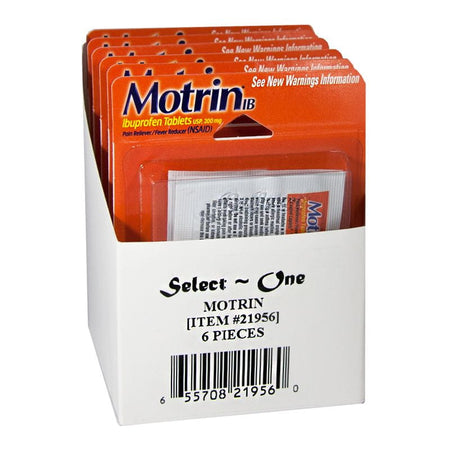 Motrin Ibuprofen Carded - Card of 4 - All Travel Sizes
