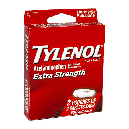Tylenol Extra Strength - Box of 4 - All Travel Sizes