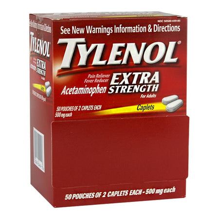 Tylenol Extra Strength - Pack of 2 - All Travel Sizes