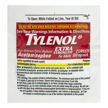 Tylenol Extra Strength - Pack of 2 - All Travel Sizes