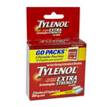 Tylenol Extra Strength Go Pack - 3 Pouches of 2 Caplets Ea - All Travel Sizes