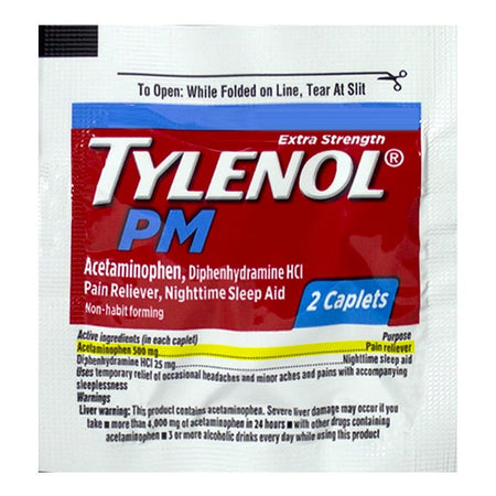 Tylenol Extra Strength PM - Pack of 2 - All Travel Sizes