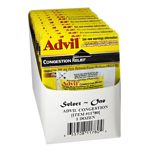 Advil Sinus Congestion Relief - Card of 1