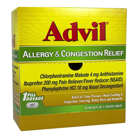 UNAVAILABLE - Advil Allergy Congestion Relief - Pack of 1 - All Travel Sizes