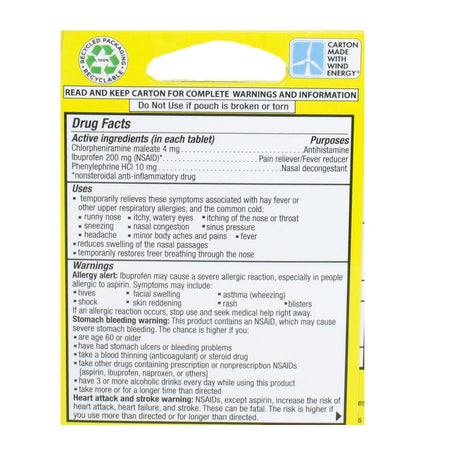 Advil Allergy & Congestion Relief - Box of 1 - All Travel Sizes