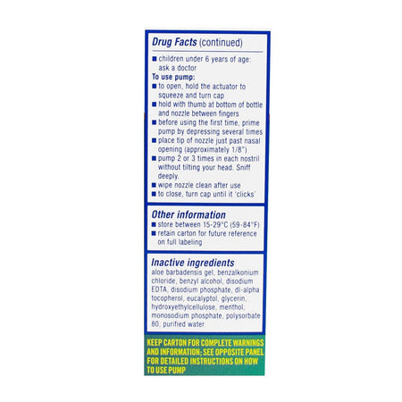 Zicam Intense Sinus Relief Menthol & Eucalyptus 0.5oz - All Travel Sizes