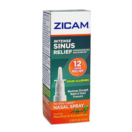 Zicam Intense Sinus Relief Menthol & Eucalyptus 0.5oz - All Travel Sizes