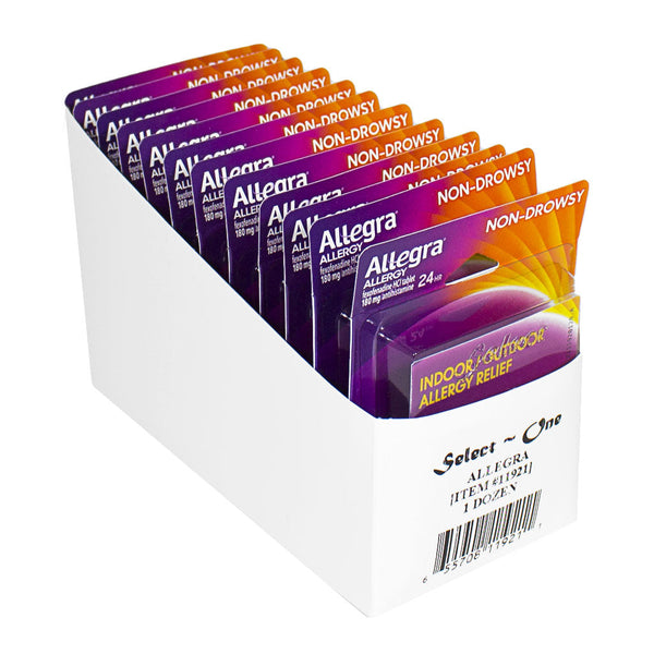 Allegra Allergy 24 Hour Non-Drowsy Relief - Card of 1