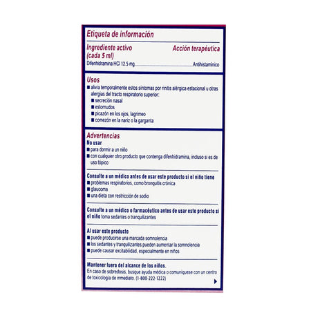 Benadryl Allergy Children's Cherry - 4 oz. - All Travel Sizes