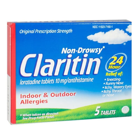 DBM - Claritin Allergy Non - Drowsy - Box of 5 - All Travel Sizes