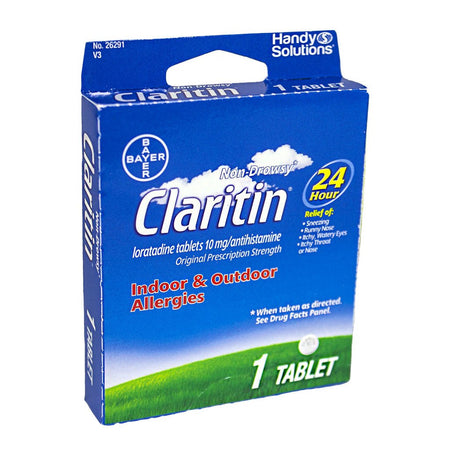 Claritin Allergy Non - Drowsy - Box of 1 - All Travel Sizes