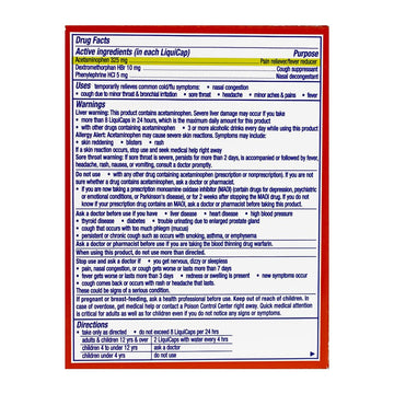 DayQuil Cold & Flu Relief - Card of 2