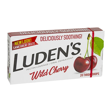 zzDISCONTINUED Luden's Wild Cherry Throat Drops - Box of 20 - All Travel Sizes