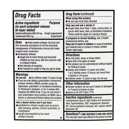 Mucinex DM Expectorant & Cough Suppressant - Box of 2 - All Travel Sizes