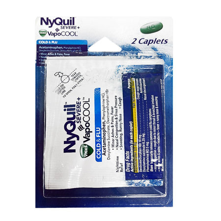 NyQuil Cold & Flu Relief - Card of 2 - All Travel Sizes