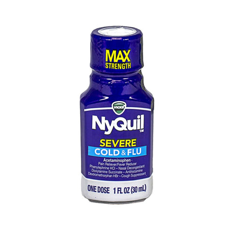 NyQuil Cold & Flu Relief - 1 oz. - All Travel Sizes