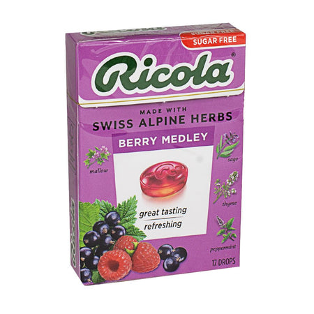 Ricola Berry Medley Cough Drops - 17 ct. - All Travel Sizes
