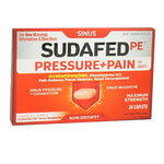 Sudafed PE Sinus Pressure + Pain - Box of 24