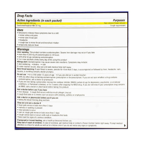 Theraflu Severe Cold & Cough Daytime Dispenser - Packet of 1 - All Travel Sizes