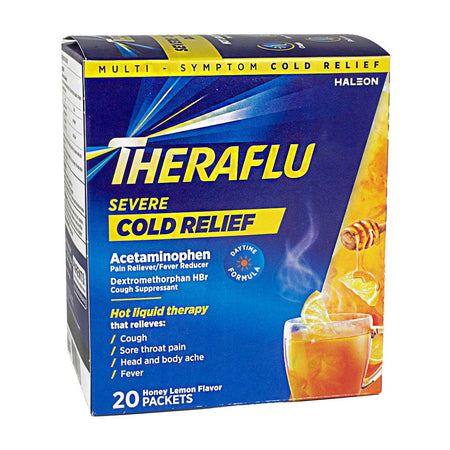 Theraflu Severe Cold & Cough Daytime Dispenser - Packet of 1 - All Travel Sizes