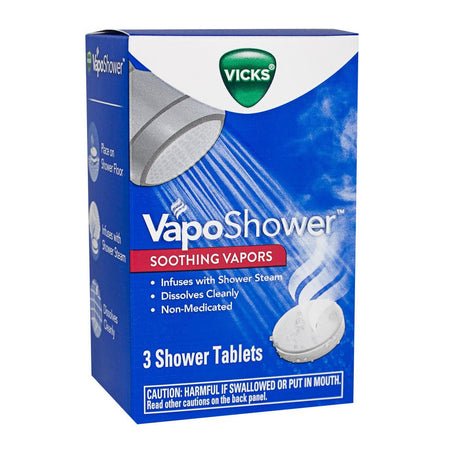 Vicks VapoShower Steamers Shower Tablets - 3 ct. - All Travel Sizes