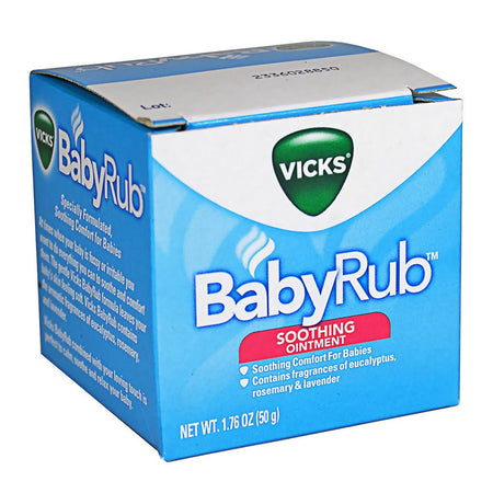 Vicks Baby Rub Non - Medicated Soothing Chest Rub Ointment - 1.76 oz. - All Travel Sizes