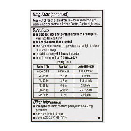 Advil Junior Strength Ibuprofen Chewables - Box of 24 - All Travel Sizes