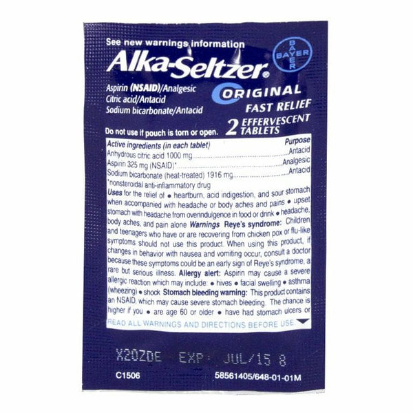 Alka-Seltzer Antacid & Pain Relief - Pack of 2