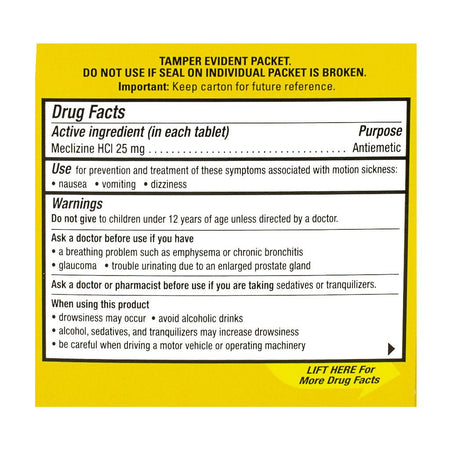 Dramamine Motion Sickness Less Drowsy Relief Tablets - Box of 2 - All Travel Sizes