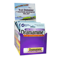 Dramamine Motion Sickness Relief Less Drowsy Tablets - Vial of 8