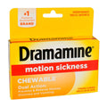 Dramamine Motion Sickness Relief Chewables - Box of 8 - All Travel Sizes