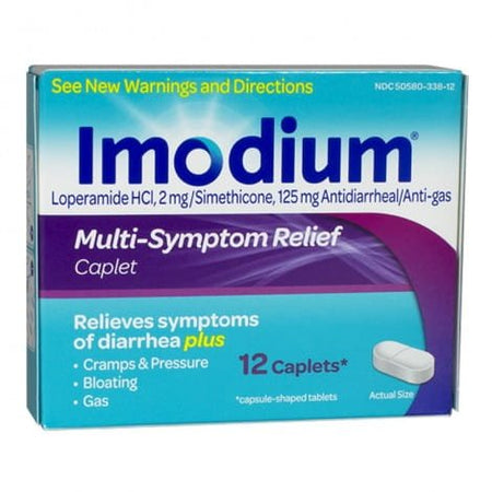 Imodium Multi - Symptom Relief - Box of 12 - All Travel Sizes