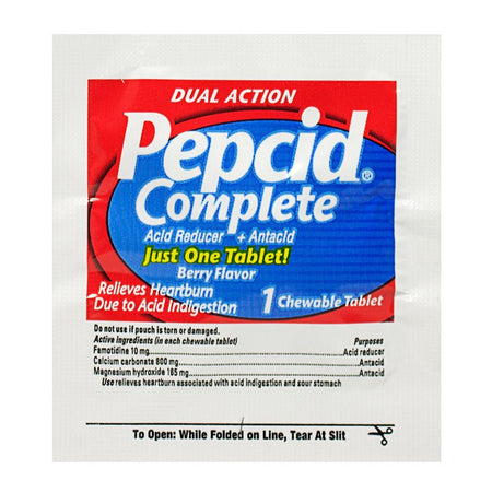 Pepcid Complete Chewables - Pack of 1 - All Travel Sizes