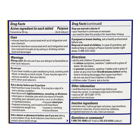 Pepcid AC Maximum Strength Acid Reducer - Box of 8 - All Travel Sizes