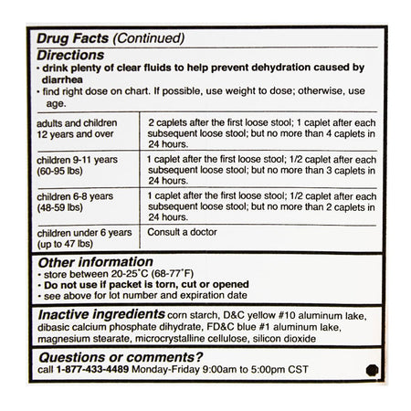 Prime Aid Stomach Relief (Compare to Imodium AD) - Pack of 2 - All Travel Sizes