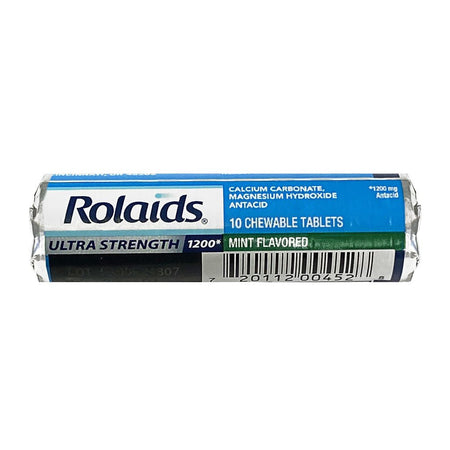 Rolaids Ultra Strength Antacid Mint Tablets - Roll of 10 - All Travel Sizes